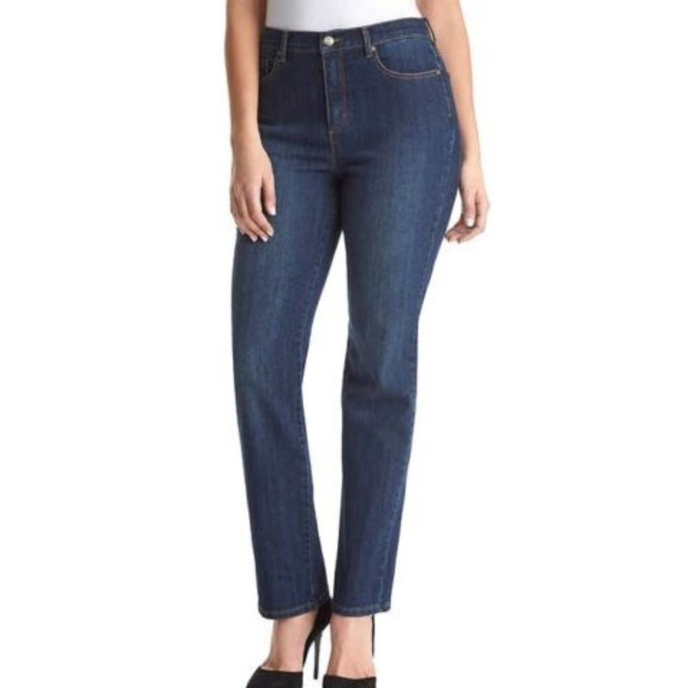 NWT Women's Plus Size 22W Short Slimming Jean Gloria Vanderbilt - Picture 3 of 7